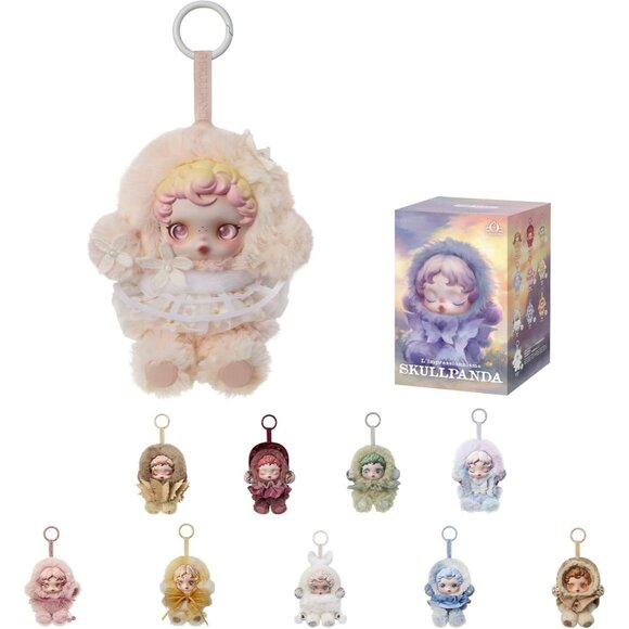 Women's Light Pink Doll Blind Box Figures Toys Home Decoration Keychain - Picture 2 of 6